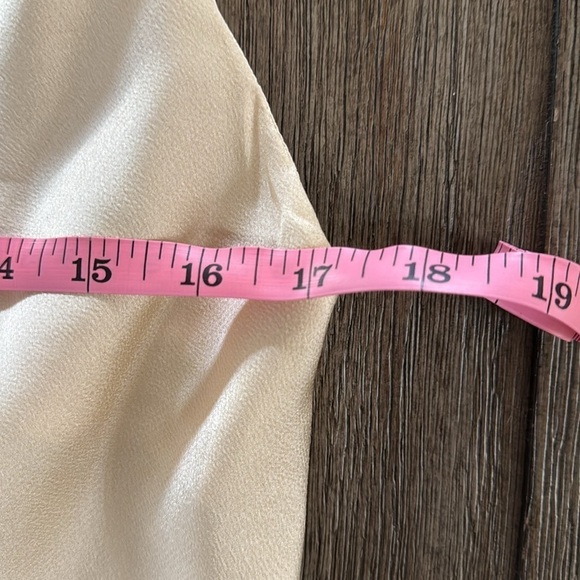 Lulus Emmerson Champagne Satin Sleeveless Cowl Neck Bodysuit - Picture 10 of 11